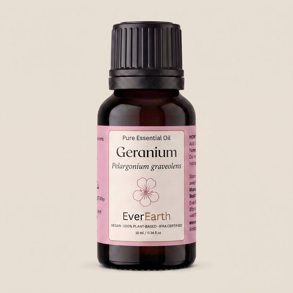 EverEarth Geranium essential oil 10ml bottle