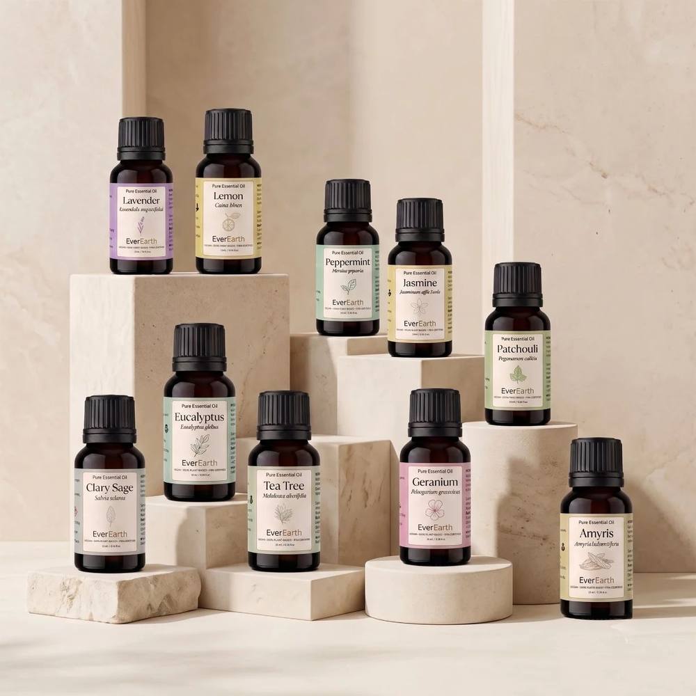 EverEarth The Complete Collection essential oil gift set 12 x 10ml bottle