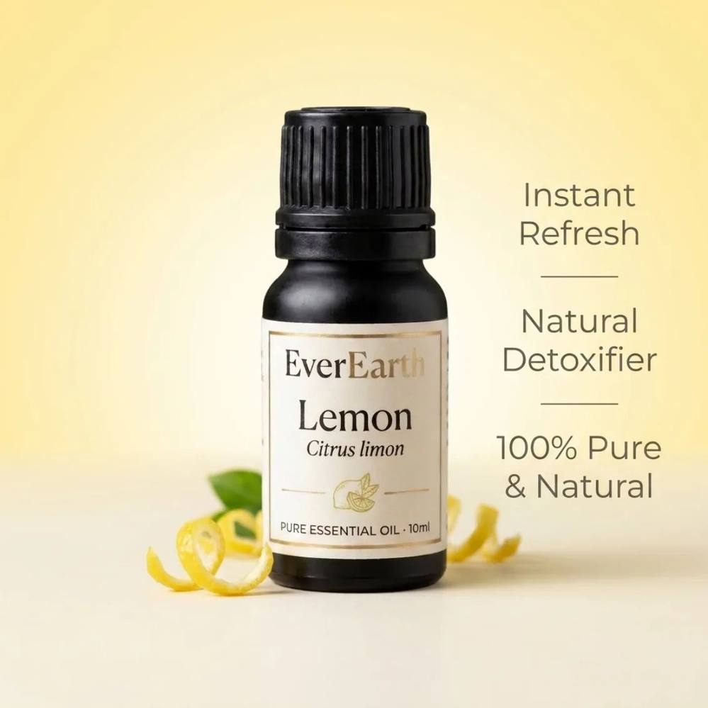 Lemon essential oil benefits: instant refresh, natural detoxifier, 100% pure