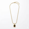 The Siren Onyx Signet Pendant Necklace