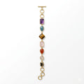 The Mosaic Multi-Gemstone Toggle Bracelet