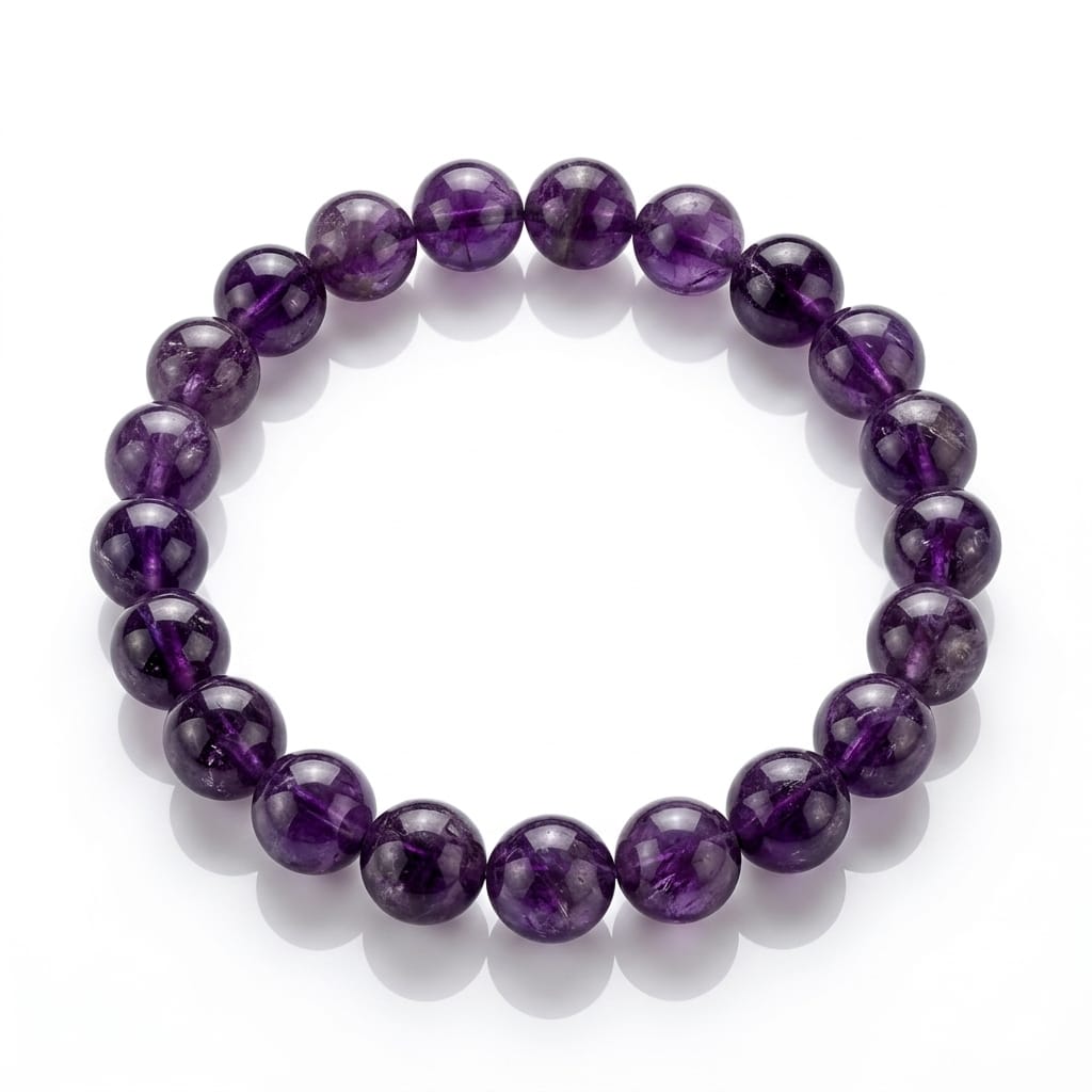 House of Rivit Premium Deep Amethyst Crystal Bracelet – Stress Relief & Intuition