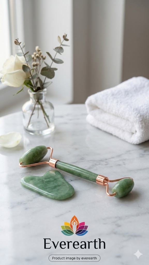 EverEarth Jade Roller & Gua Sha Set