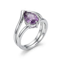 House of Rivit Premium Purple Fluorite Statement Ring – Focus & Mental Order