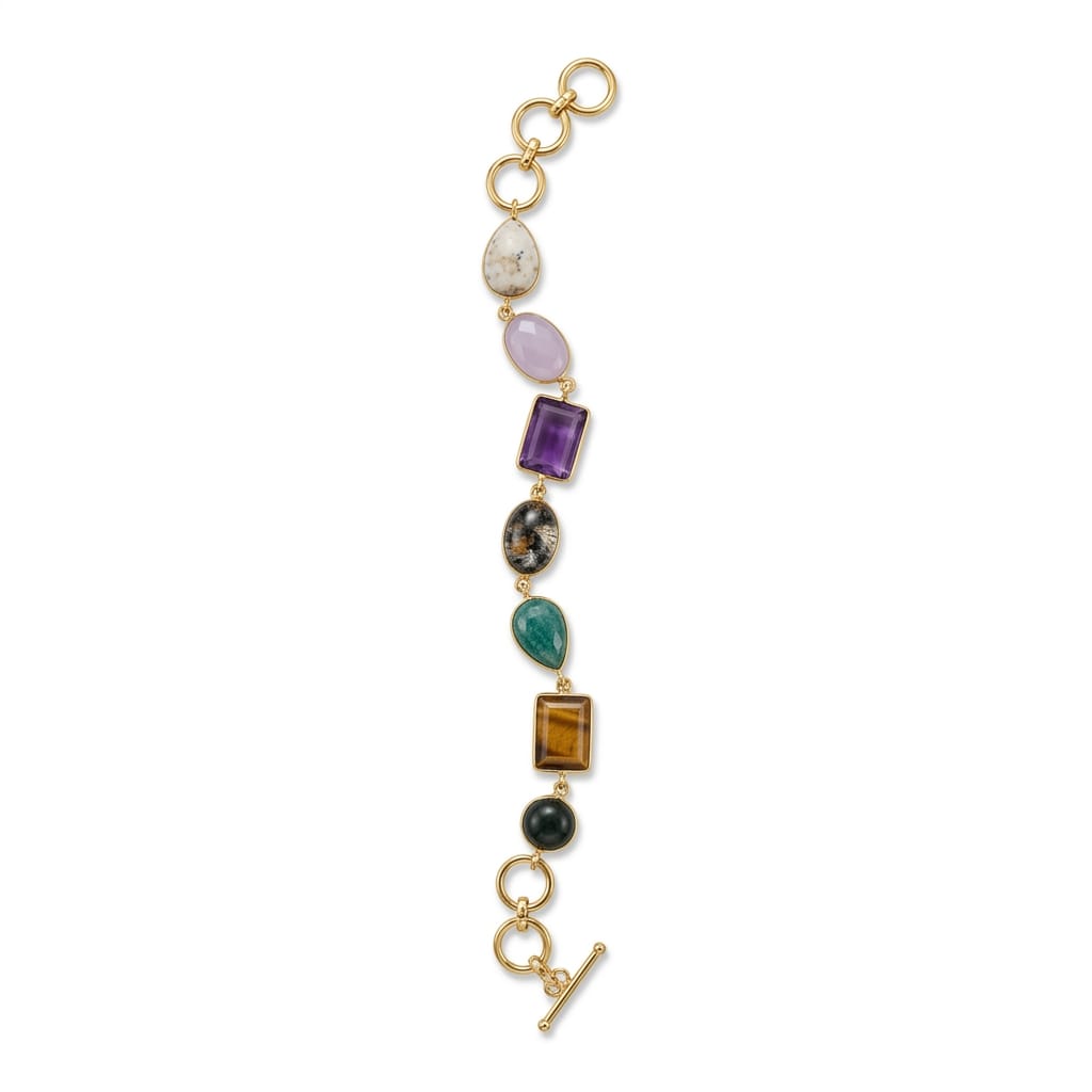 House of Rivit Celeste Multi Stone Bracelet