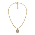 The Serene Teardrop Pendant Necklace