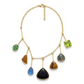The Luminary Mixed-Cut Gemstone Collar Necklace
