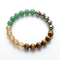 House of Rivit Abundance Matrix Bracelet – Green Aventurine, Pyrite & Tiger's Eye
